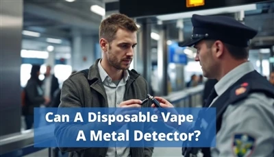 A all vape tafladwy sbarduno synhwyrydd metel?