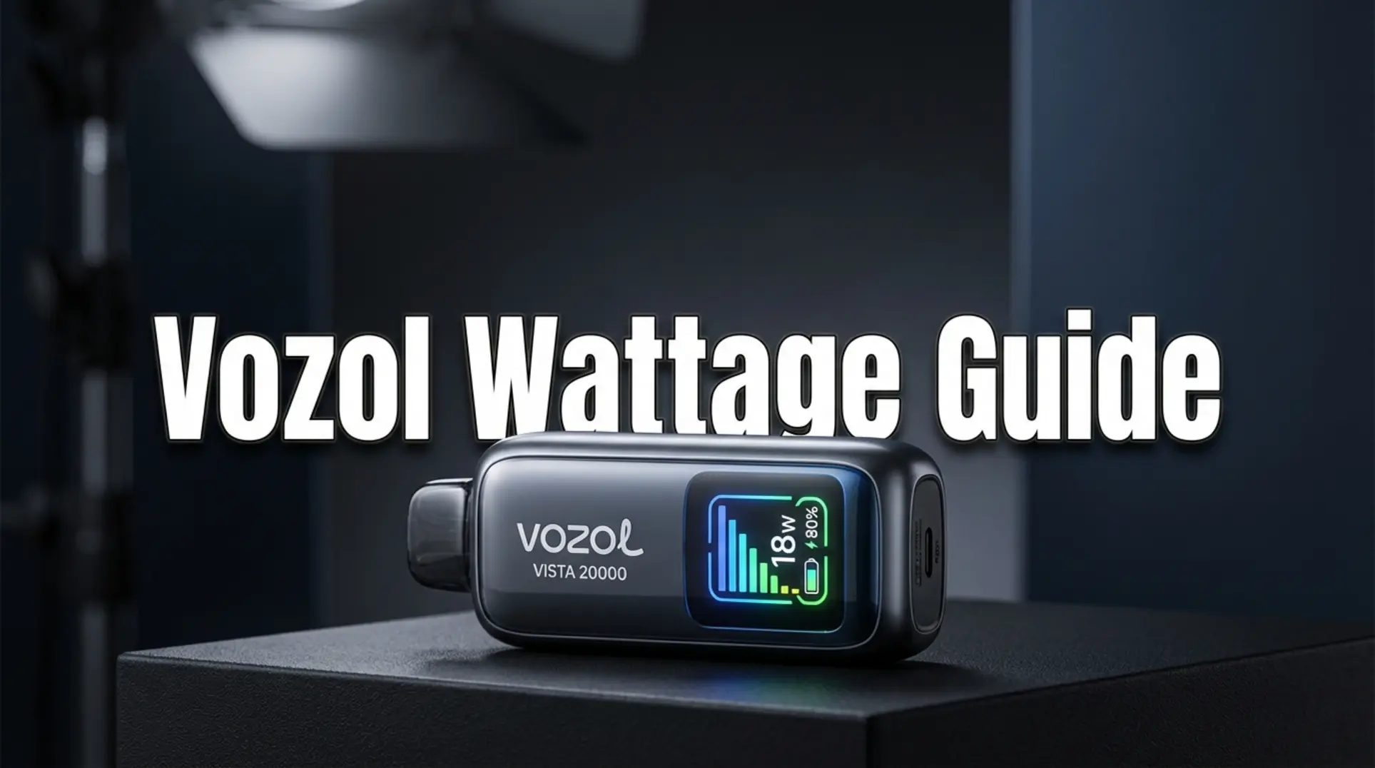 Canllaw Vozol Vista 20000: Meistroli Watedd 6 Lefel ✓