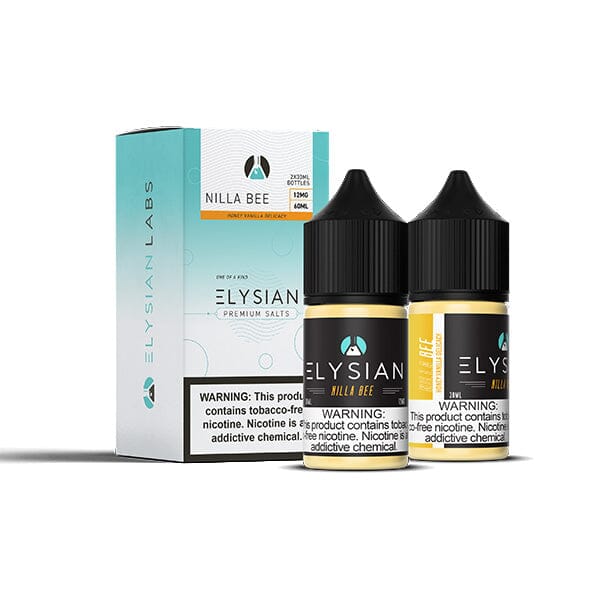 Nilla Bee gan gyfres halen Elysian E - hylif 60ml