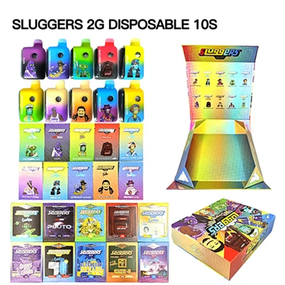 Mae sluggers yn taro x cwcis tafladwy 2ml