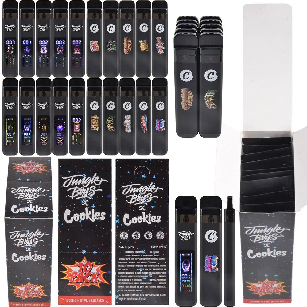 Bechgyn Jyngl Gwag X Cwcis Vape tafladwy 1g