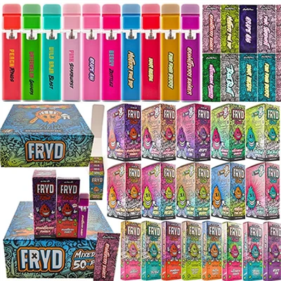 Mae Fryd yn darnau byw resin 2g vape tafladwy