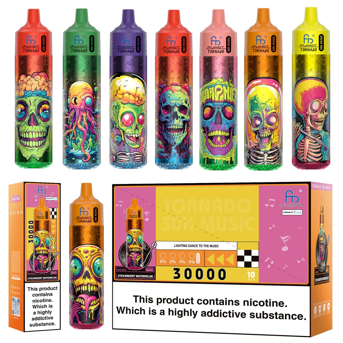 Beth yw'r Fumot RandM Tornado 30000? Plymio'n ddwfn i'r 30,000 o Puff Music Vape