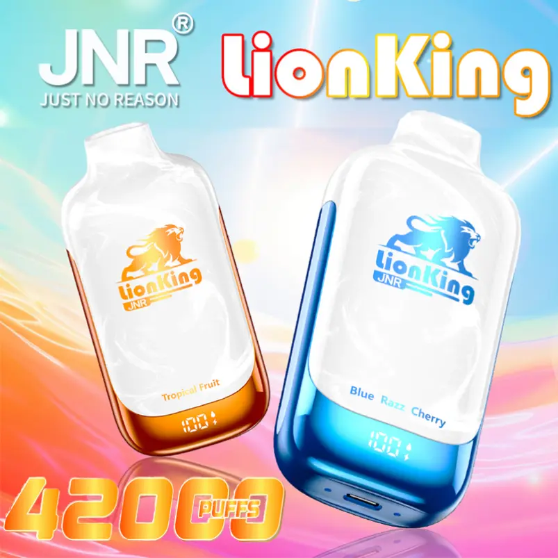 JNR 42000 Pwff 42K Lion King Vape tafladwy Cyfanwerthu