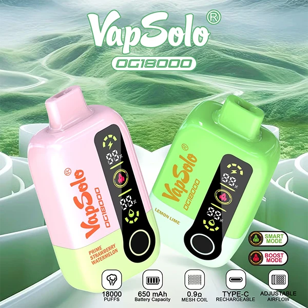 Vapsolo DG18000 Puffs Disposable Vape